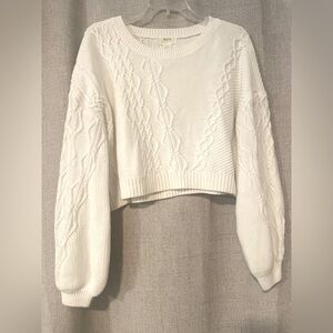 Anthropologie | Maeve Cable-Knit Sweater | S